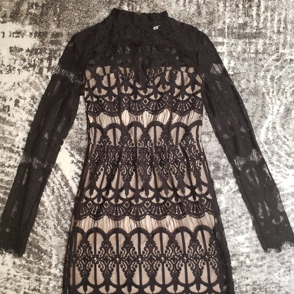 Ardene | Black Lace Dress for Girls - Picture 1 of 9